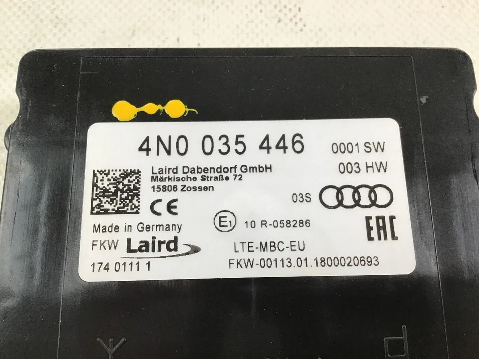 Centralina AUDI A3 Sportback (8V) 4N0035446 1.5 TFSI - Immagine 2 di 3