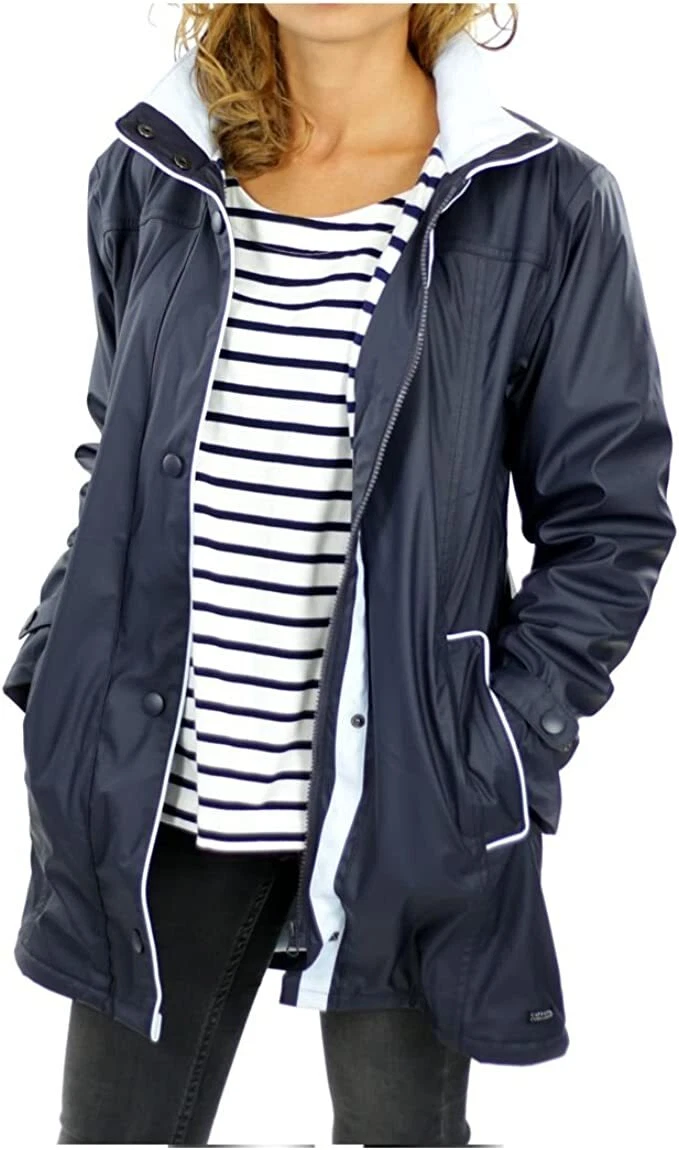 Captain Corsaire Regate Ete Stripe Lined Raincoat Coat £72.50 BNWT  Azure/Ocean | eBay