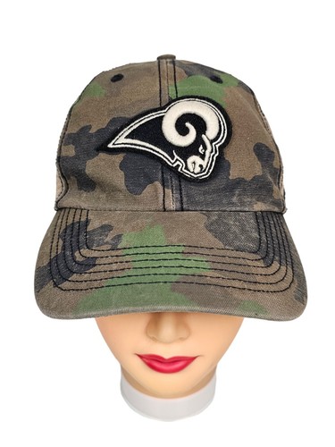 Cappello Berretto Calcio 47 Marca Los Angeles Rams Mimetico Regolabile Caccia Pesca Papà - Foto 2 di 10
