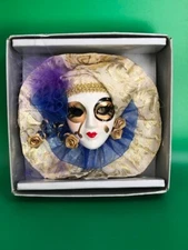 Vintage Dolomite Mask Collection 1998 McField Fashion Taiwan Blue & Gold