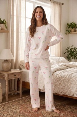 PJ Salvage Pretty Punch Cocktail Print Pajama Set RUPRLS/RUPRP