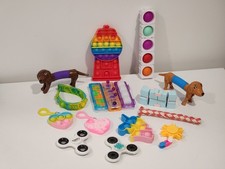Lot of 16 Sensory Fidget Toys Spinners Popit Pop It Autism ASD OT Tactile Tools