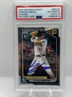 Konnor Griffin Signed 2024 1st Bowman Chrome PSA/DNA AUTO 10 Slab BDC-22 Pirates