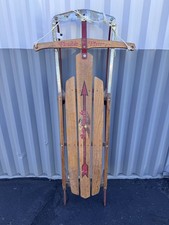 Vintage Flexible Flyer Chrome Front Model 51 Snow Sled