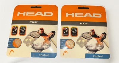 Head FXP Control Tennis String Lot of 2 - 1.32 mm, 40 ft, 16 g, Japan, Natural