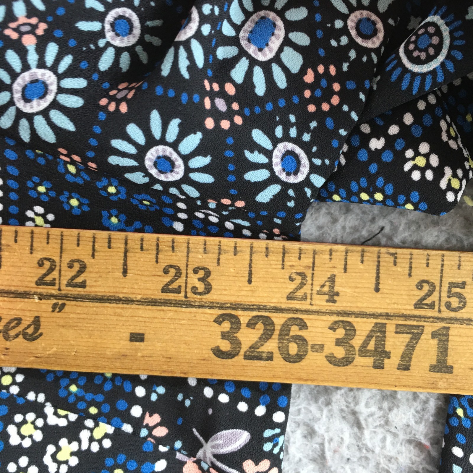 LOFT Boho Patchwork Print Blouse Tunic Top Womens… - image 5