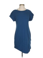 H By Halston Women Blue Casual Dress XS