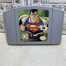 Superman N64 Nintendo 64 Cart Only Authentic Circuit Board Pics In Listing