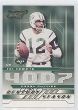 2001 Quantum Leaf Century Season 896/1000 Joe Namath #CS-24 HOF 0o5