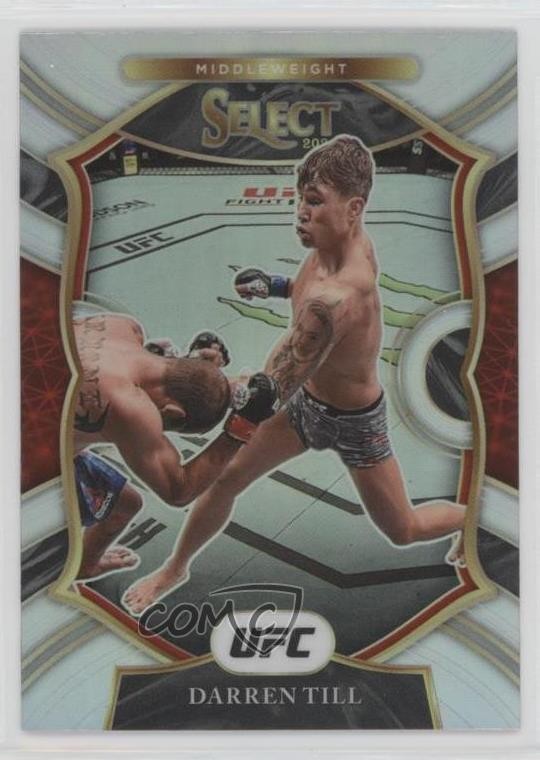 2021 Panini Select UFC Concourse Silver Prizm Darren Till #90 w5b