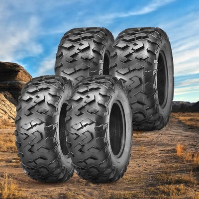 Set 4 ATV Tires 25x8-12 25x11-12 6PR 25x8x12 25x11x12 All Terrain UTV Off-Road