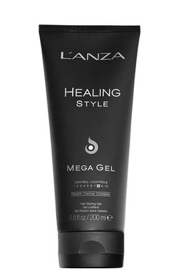   NEW! LANZA HEALING STYLE MEGA CONTROL HAIR GEL 6.8 OZ TUBE LEVEL 8 FIRM HOLD