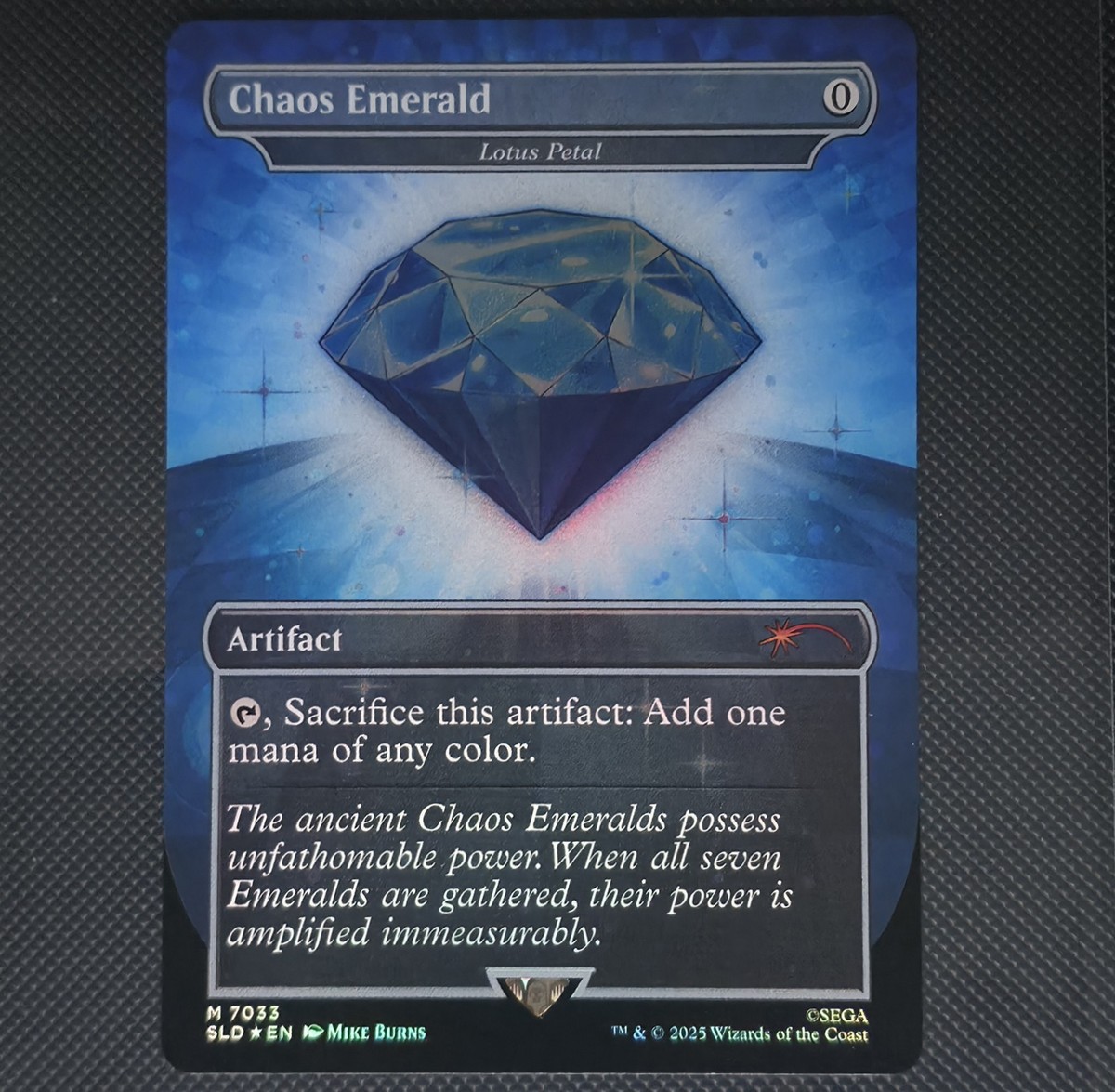 Chaos Emerald - Lotus Petal (7033) Secret Lair Drop Foil for sale