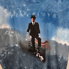 Vintage Pink Floyd T Shirt XL Liquid Blue Wish You Were Here NWT Single Stitch