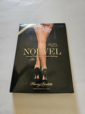 Honey Birdette Nouvel Luxury Thigh High Suspender Stockings size Large NWT
