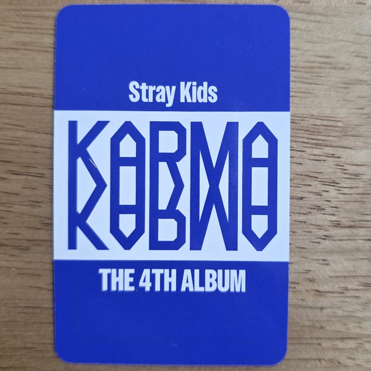 Felix Official Photocard Stray Kids Karma Accordion Version