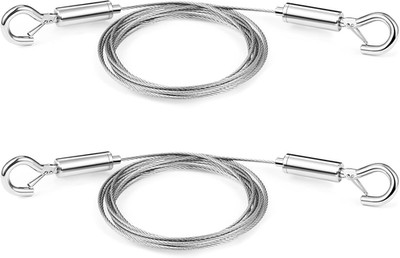 Adjustable Picture Hanging Wire 2PCS Mirror Frame Kit 2M X1.5Mm Heavy Duty Stain