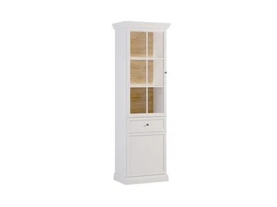 Vitrinenschrank Regalschrank Buffet Schrank Anrichte Glasfront Schublade - Bild 1 von 2