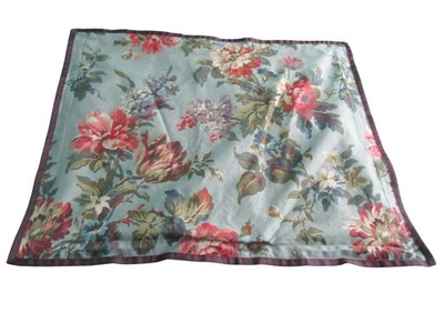 RL Chaps Home Parrot Tulip Bold Floral Standard Sham Grosgrain Cotton Floral GU