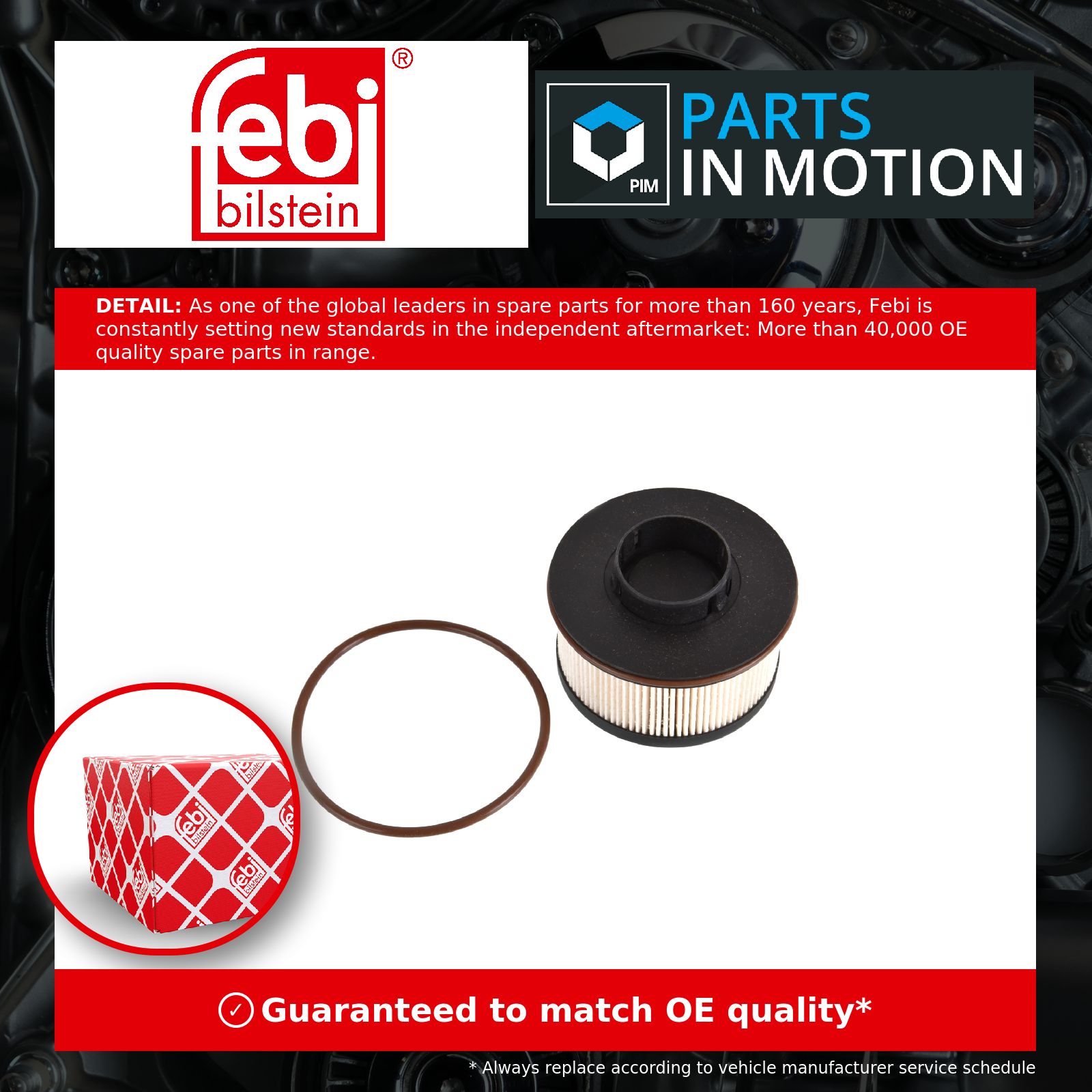Fuel Filter fits PEUGEOT PARTNER K9 1.5D 1.6D 2018 on YHY(DV5RD) 9820226380 Febi - Image 17