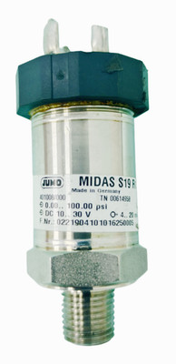 JUMO MIDAS S19 R 0..100 PSI Transducer Sensor Pressure 4..20mA 10..30VDC