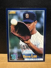 1994 Derrek Lee Score Rookie Card #585 San Diego Padres. rookie card picture