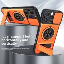 360° Rotating Kickstand Shockproof Magnetic Phone Case For iPhone 17 Pro Max