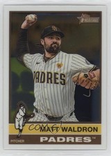 2025 Topps Heritage High Number SP Chrome Matt Waldron #497 1jk8