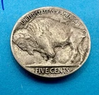 1914 Philadelphia 5C Buffalo Nickel Circulated Copper-Nickel Coin