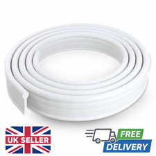 Folding Bath Shower Screen Door Seal Strip 1200mm Soft  White Colour