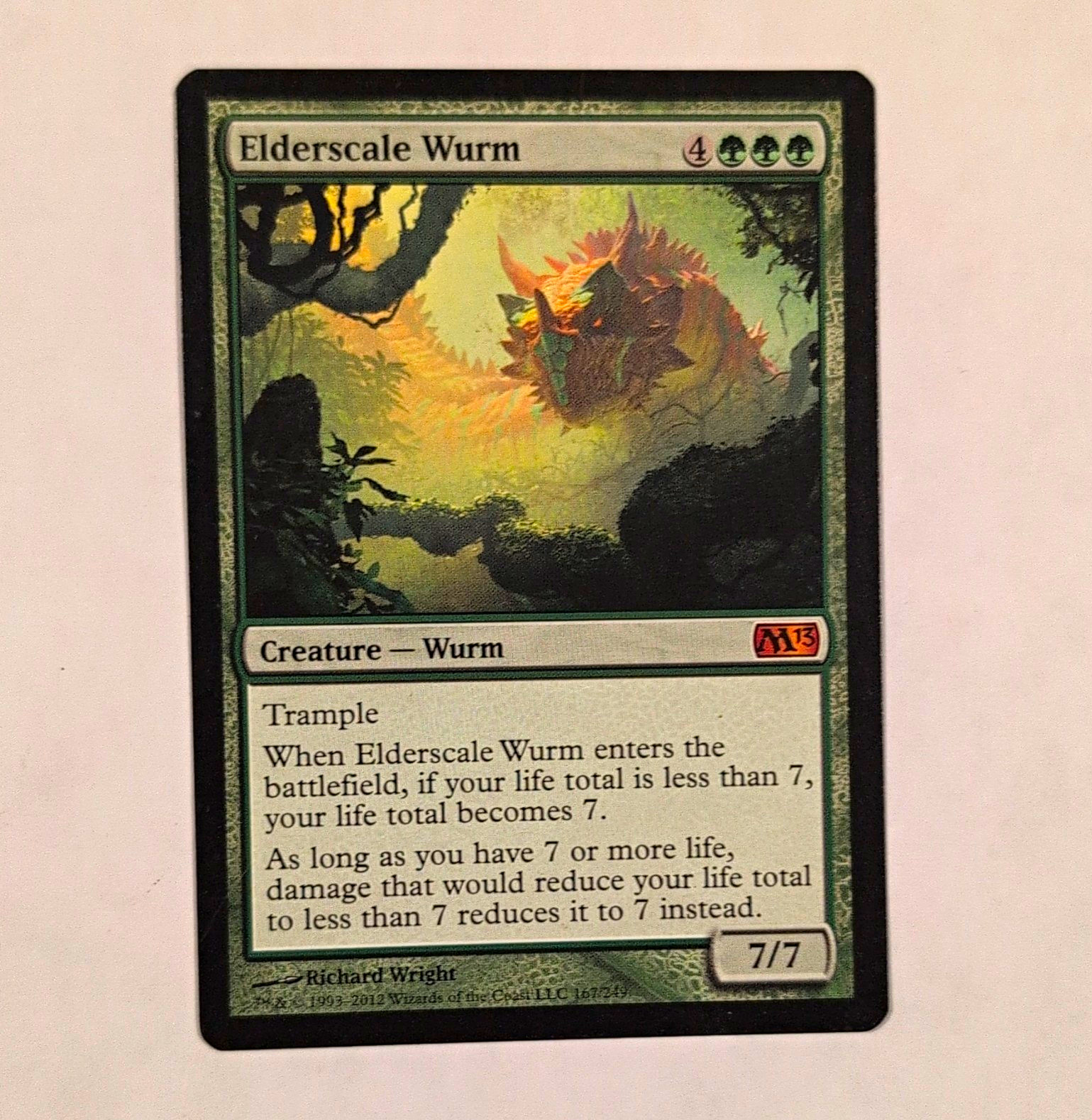 Wizards of the Coast Elderscale Wurm M13 Regular Mythic EN 0167
