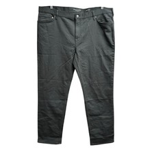 Banana Republic Men  s 42 x 32 Slim Fit Traveler Pants Grey Casual Stretchy Jeans