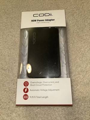 Codi 90W USB-C Laptop AC Power Adapter