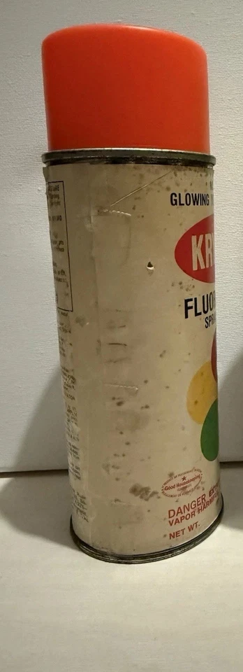 Productos a bordo de pintura en aerosol de crilon fluorescente vintage años 60 Foto 4 de 4