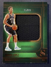 2024 Silhouette game-used Material Brook Lopez Milwaukee Bucks