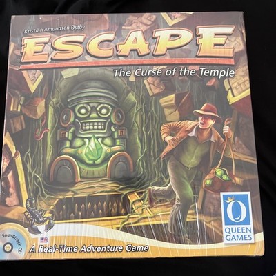 ESCAPE The Curse of the Temple 2017  Queen Games A Real  Time Adventure Game New