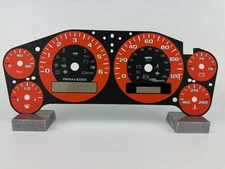 US Speedo Orange Gauge Face for 2007-2013 Chevy & GM Truck/Suv Clusters (Gas)