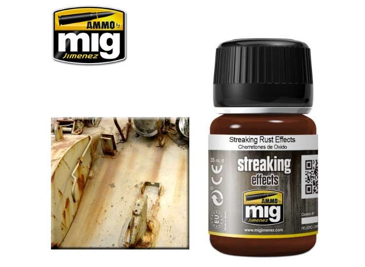 Ammo Mig A.MIG1204 35ml - Streaking Rust Effects - Enamel