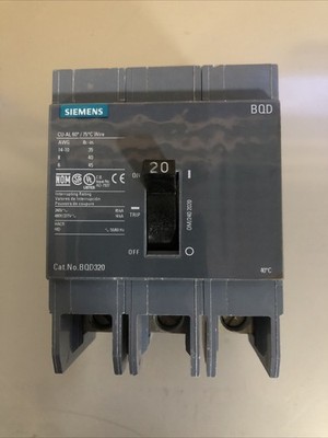 Siemens IEC 60947-2 Circuit Breaker 50A 3P
