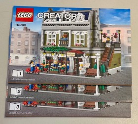 Lego Parisian Restaurant 10243 Modular Building Creator 100% Complete Set Toy