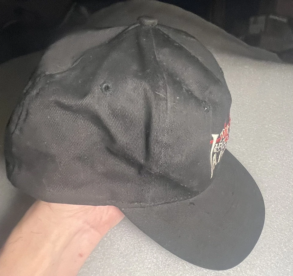 De colección Promo Geffen 1994 Entrevista con Vampiro Negro Snapback Sombrero Tom Cruise Foto 4 de 4