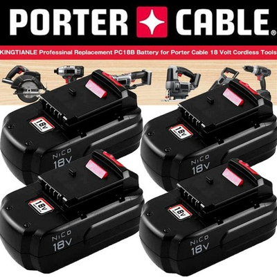 #ad 2 4Pack 18V 4.5Ah Replace Battery for Porter Cable PC18B 18 Volt Cordless Tools $29.00