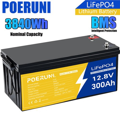 #ad #ad 12V 300Ah LiFePO4 Lithium Battery With 300A BMS For RV Solar MarineOff grid $296.99