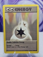 DOUBLE COLORLESS ENERGY  96/102 Base Set Pokemon Card HP on eBay