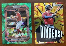 2023 & 2025 Panini Prizm - Marcelo Mayer - Boston Red Sox - 2 Card Lot