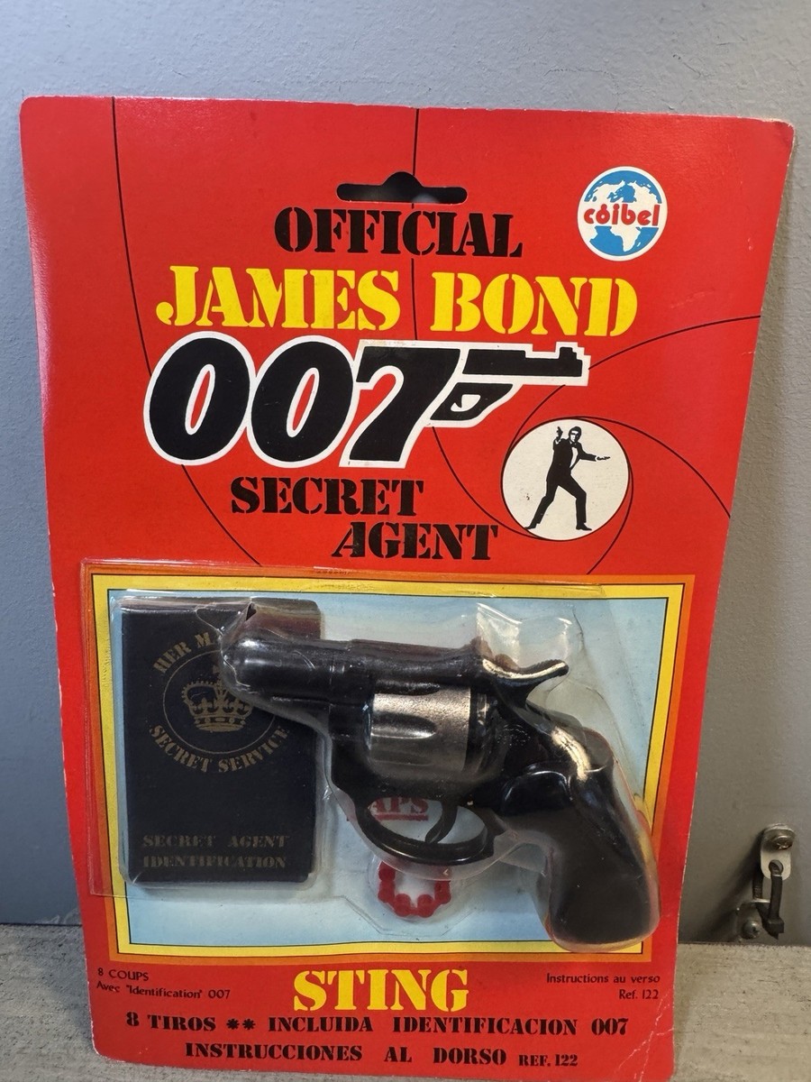Vintage James Bond 007 Secret Agent Cap Gun Sting Toy Coibel Spain