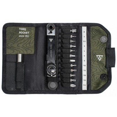 Topeak Torq Rocket Mini Ex Drehmomentschlüssel - 2-10Nm Reichweite, kompakt, Ratschenkopf