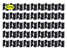 Wire Shelf Clips for 3/4 inch Post - 90Pack 45Pairs of Wire Rack Lock Clip 3/...