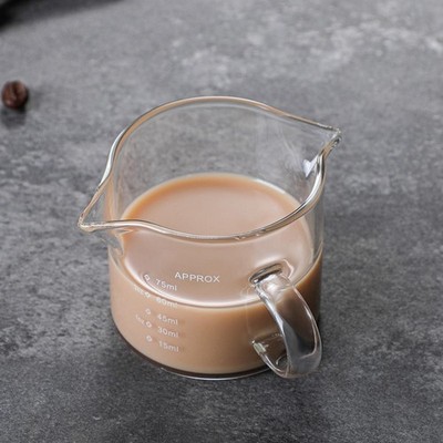 Glas Messkanne klein hitzebeständig Messbecher Küche Mixbecher mit
