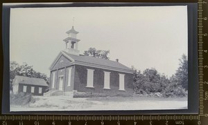 Vintage Photo NEGATIVE Church Religious Building Architecture Holy Site